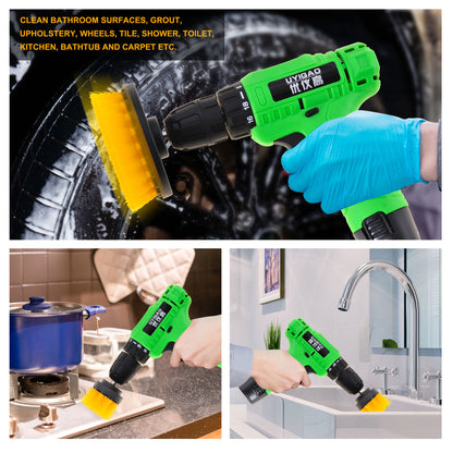 Drill Brush Attachment Set (Brush Cleaning Kit Only)