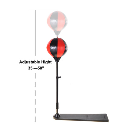PowerTRC Punching Bag for Kids with Stand | Includes Boxing Gloves | Adjustable Height | Reflex Training Boxing Bag | Great Gift for Boys and Girls