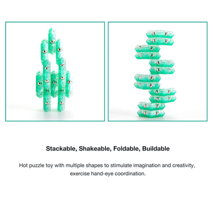 Magnetic Fidget Sphere - Pentagons 12 Pieces Set