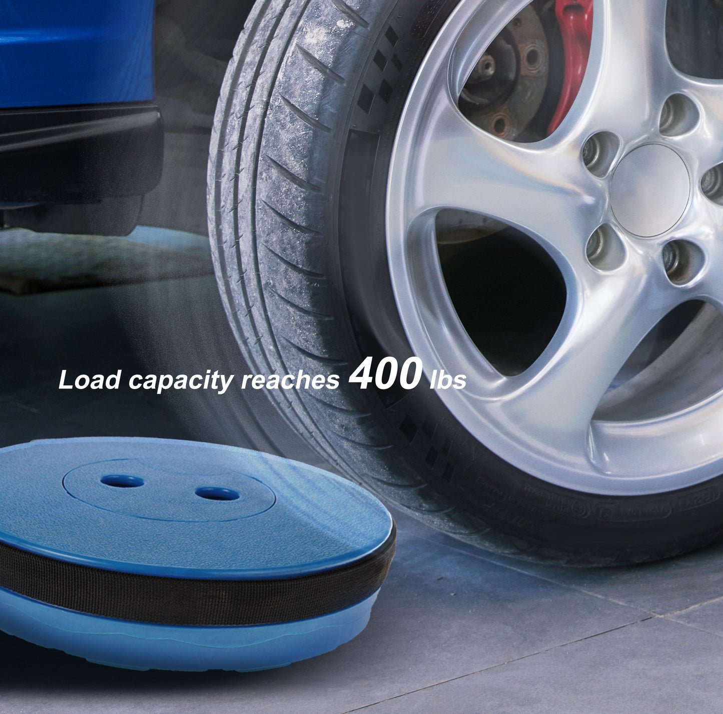 Retractable, Lightweight, Compact Folding Stool (Blue)