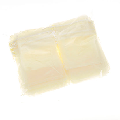 100 Pack 4x6 Inch Mini Sheer Drawstring Transparent Bag