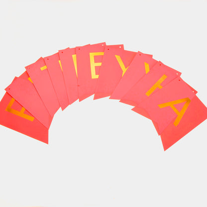 Birthday Party Paper Decorations (Pink Color)