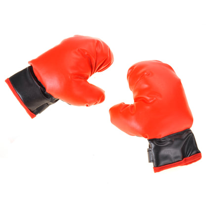 PowerTRC Punching Bag for Kids with Stand | Includes Boxing Gloves | Adjustable Height | Reflex Training Boxing Bag | Great Gift for Boys and Girls