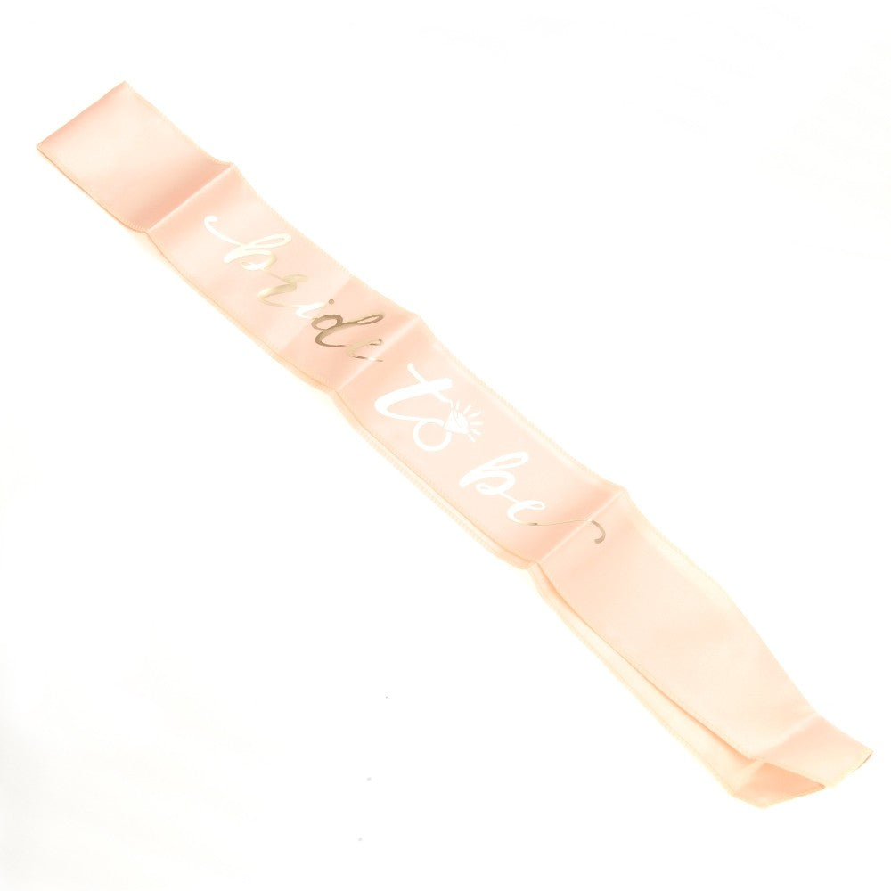 Pink And Gold Bachelorette Party Bride Sash