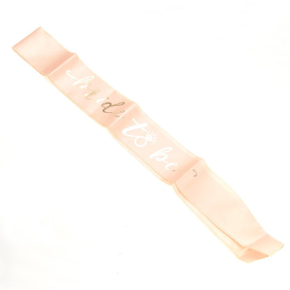 Pink And Gold Bachelorette Party Bride Sash