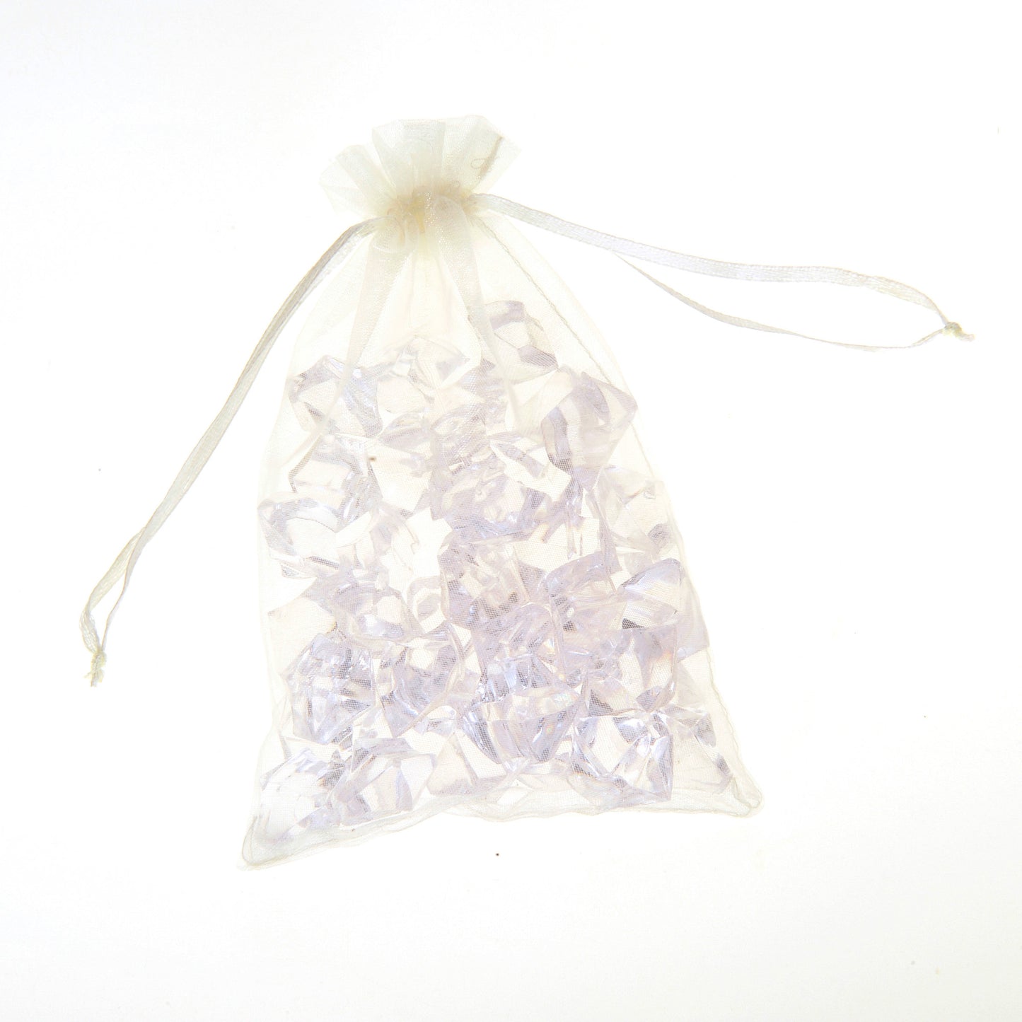 100 Pack 4x6 Inch Mini Sheer Drawstring Transparent Bag