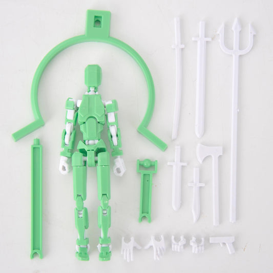 PowerTRC T13 Dummy Action Figure – Dummy Multi-Jointed Movable Titan Lucky 13 Collectible Toy
