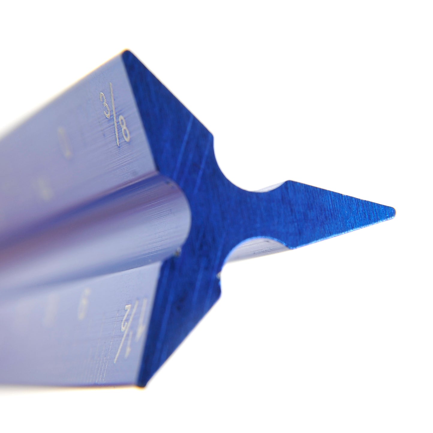 12" Architectural Scale Ruler Aluminum For Students & Engineers Blue