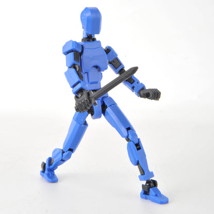 PowerTRC T13 Dummy Action Figure – Dummy Multi-Jointed Movable Titan Lucky 13 Collectible Toy