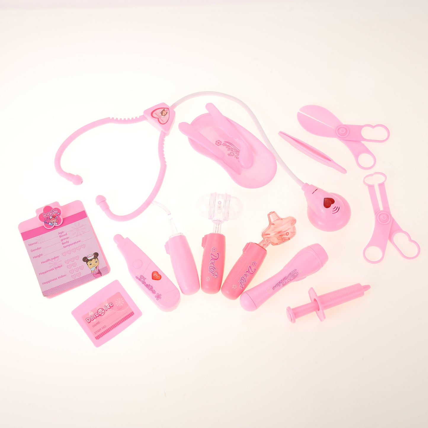 Doctor Nurse Medical Kit Playset (Pink)