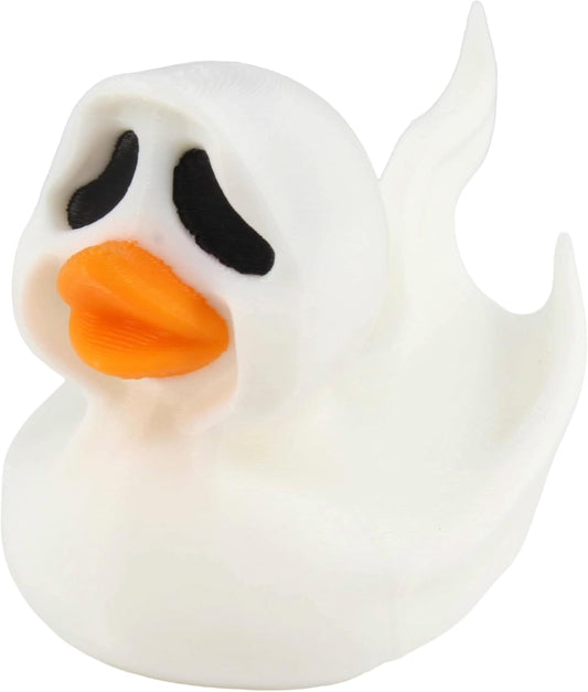 PowerTRC Spooky Ghost Duck Figurine – Duck for 4x4 Ducking, Fun Car Dashboard Accessory, Unique Ghost Figure Gifts, Ducks for Cars – 3D Printed in USA