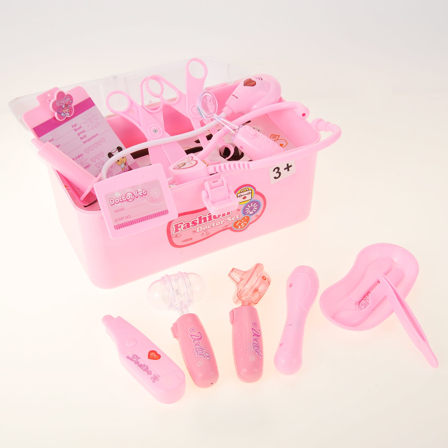 Doctor Nurse Medical Kit Playset (Pink)