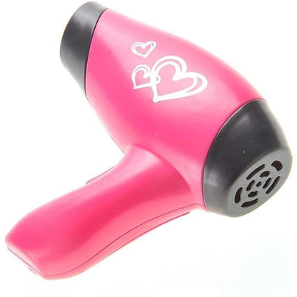 Dress Up Make Up Salon Beauty Play Set | Realistic Pretend Play Set | Fashion Kit for Girls | Hair Dryer, Makeup Set, Brushes & Accessories