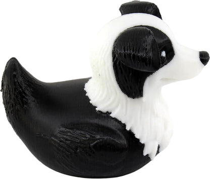 PowerTRC Border Collie Duck Figurine – Duck for 4x4 Ducking, Fun Car Dashboard Accessory, Unique Dog Gifts, Ducks for Cars – 3D Printed in USA