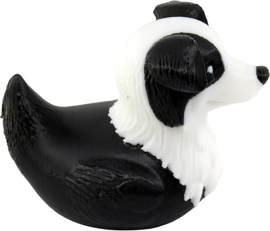 PowerTRC Border Collie Duck Figurine – Duck for 4x4 Ducking, Fun Car Dashboard Accessory, Unique Dog Gifts, Ducks for Cars – 3D Printed in USA