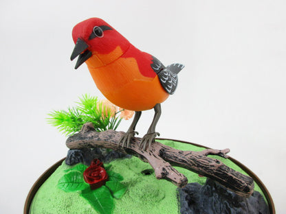 Singing & Chirping Bird In Cage - Realistic Sounds & Movements