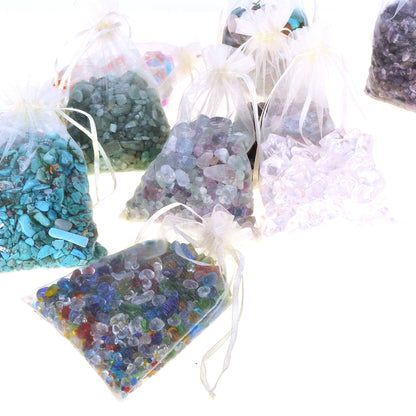 100 Pack 4x6 Inch Mini Sheer Drawstring Transparent Bag