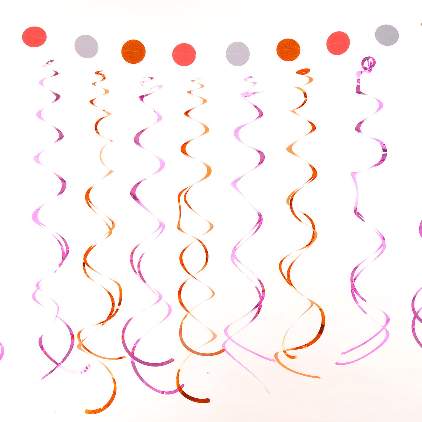 Birthday Party Paper Decorations (Pink Color)