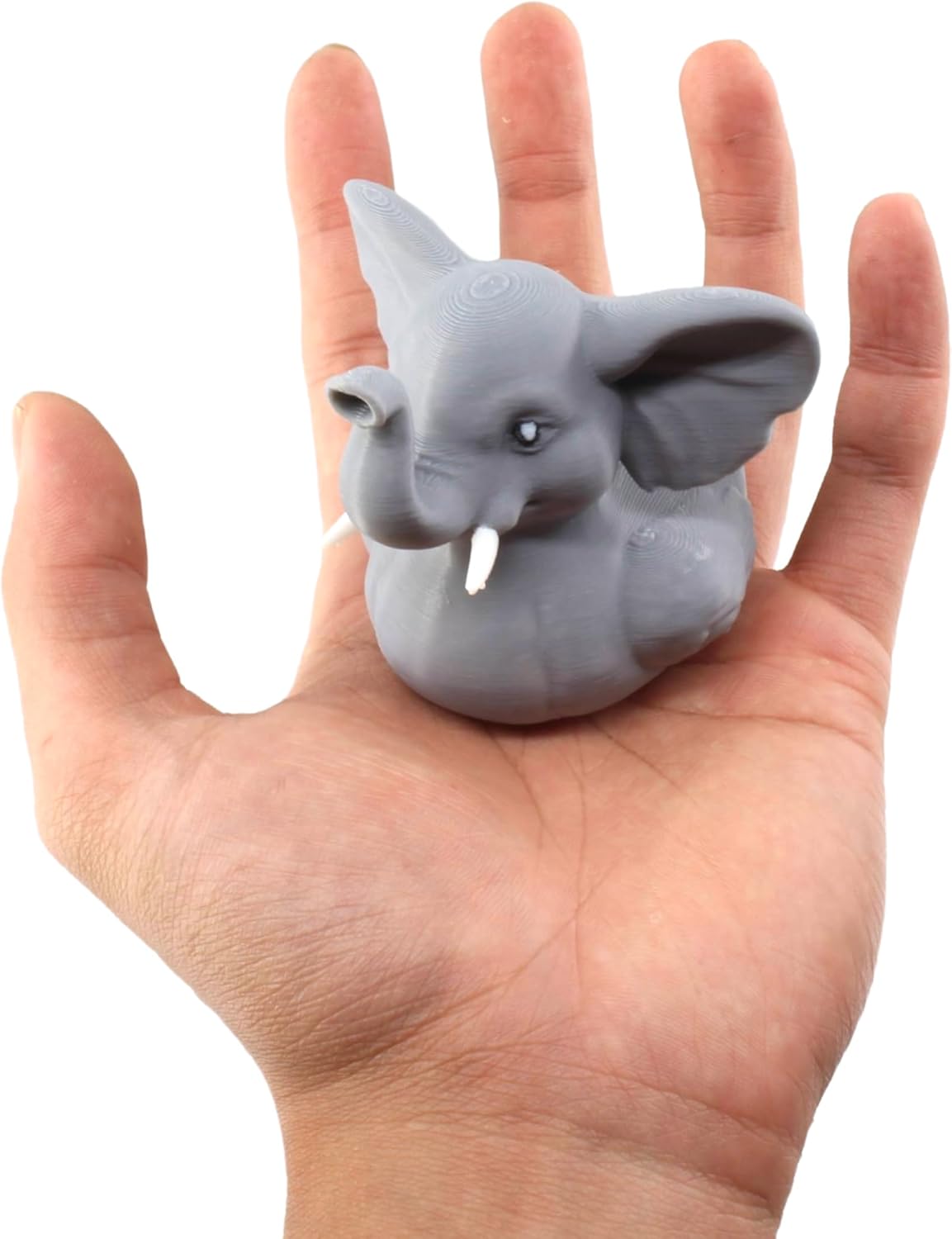 PowerTRC Elephant Duck Figurine – Duck for 4x4 Ducking, Fun Car Dashboard Accessory, Unique Elephant Gifts, Ducks for Cars – 3D Printed in USA