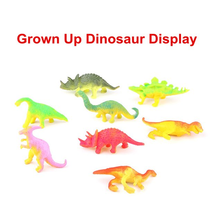 Magic Hatching Growing Dinosaur Egg 12pcs is available for purchase in increments of 1