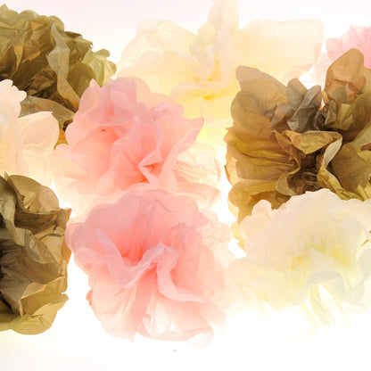 Birthday Party Paper Decorations (Pink Color)