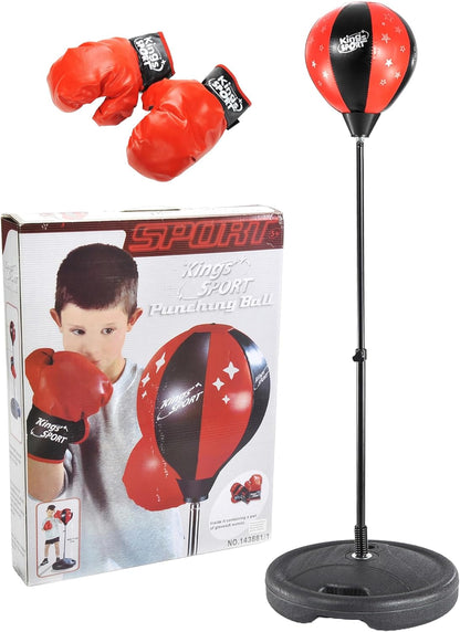 PowerTRC Kids Boxing Punching Bag with Gloves