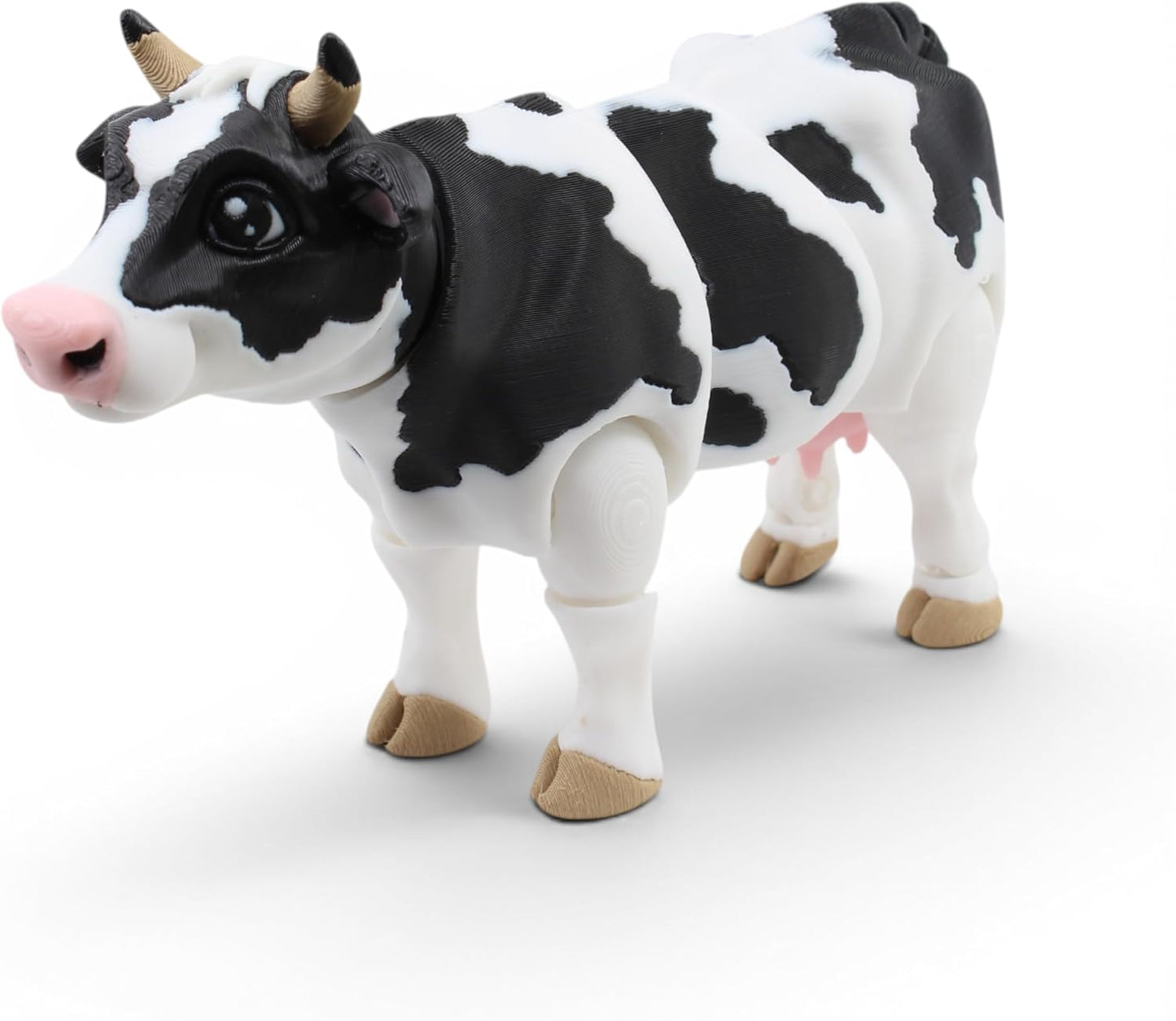PowerTRC 3D Printed Articulated Animal Figurine, Fidget Desk Decor Collectible Gift – Made in USA(1 PCS)