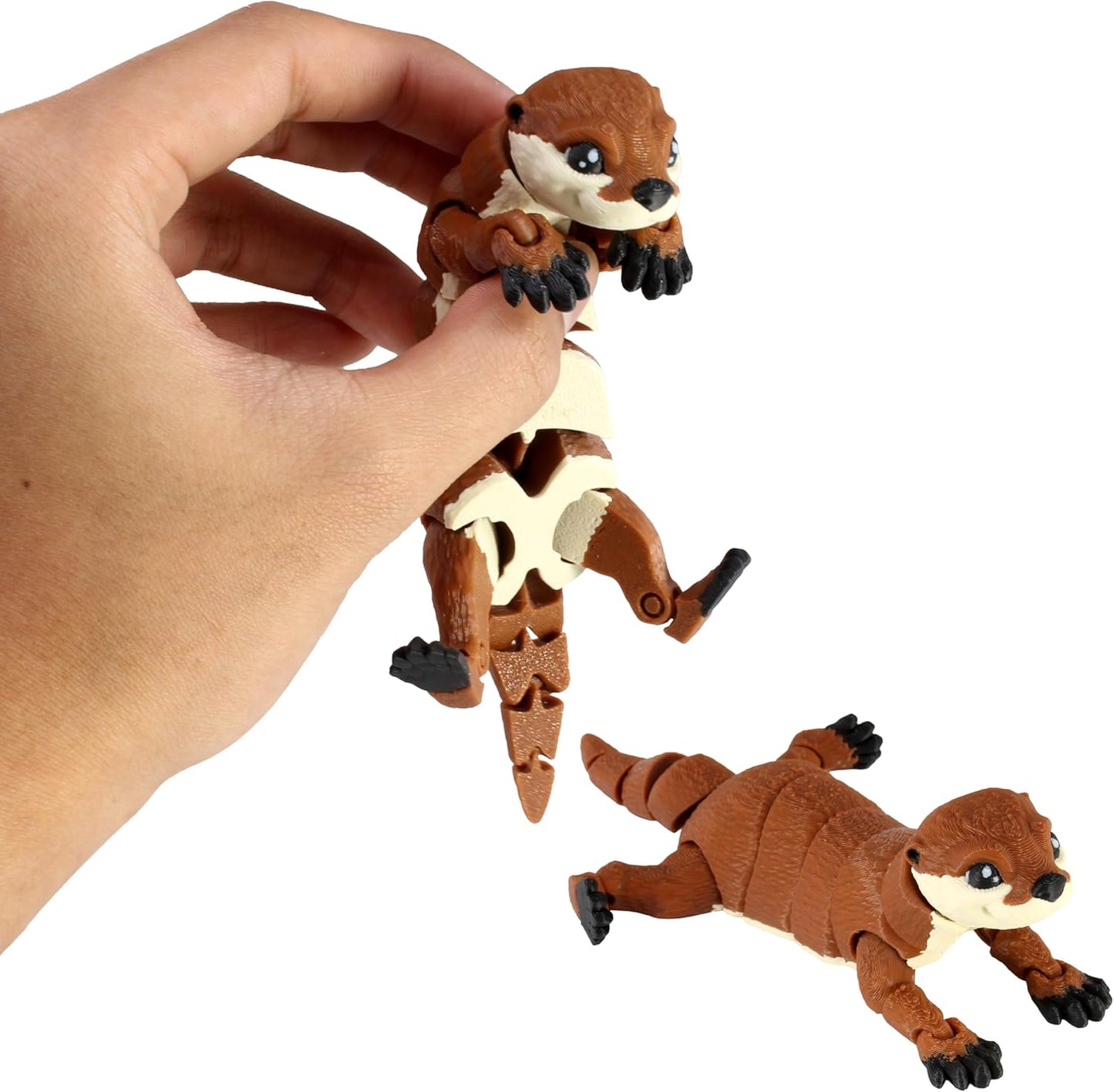 PowerTRC 3D Printed Articulated Animal Figurine, Fidget Desk Decor Collectible Gift – Made in USA(1 PCS)