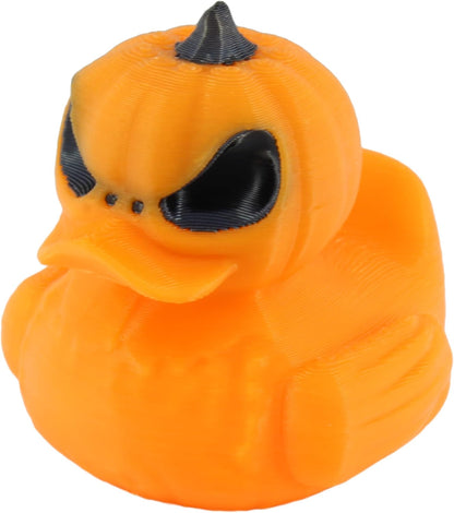 PowerTRC Jack O’ Lantern Duck Figurine – Duck for Jeep Ducking, Fun Car Dashboard Accessory, Unique Duck Figure Gifts, Ducks for Jeeps – 3D Printed in USA