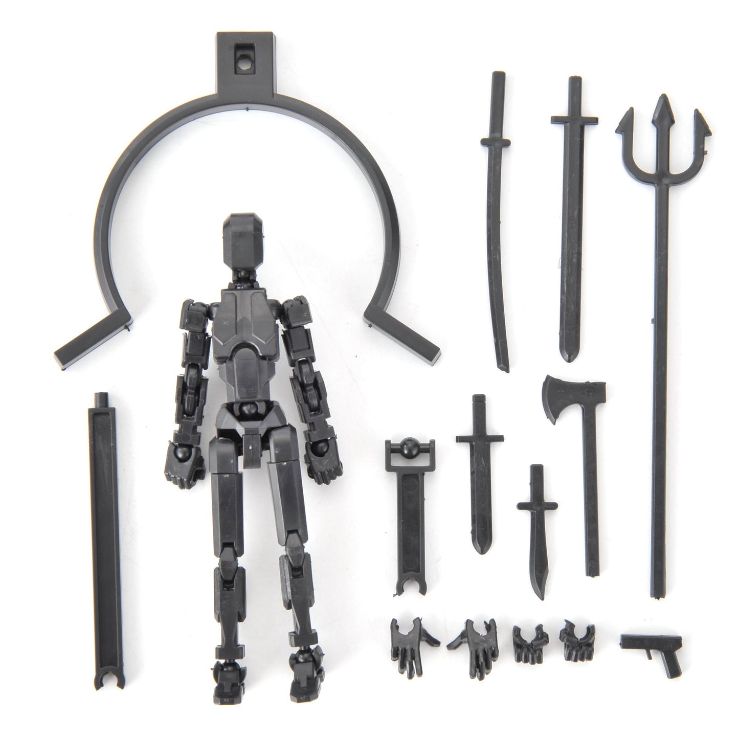 PowerTRC T13 Dummy Action Figure – Dummy Multi-Jointed Movable Titan Lucky 13 Collectible Toy