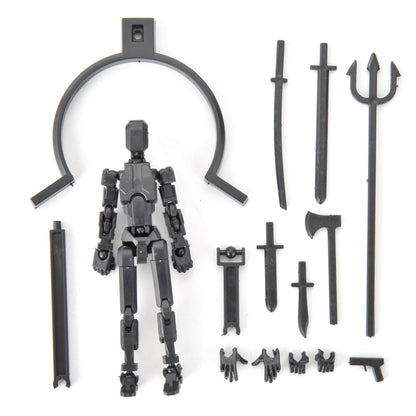 PowerTRC T13 Dummy Action Figure – Dummy Multi-Jointed Movable Titan Lucky 13 Collectible Toy