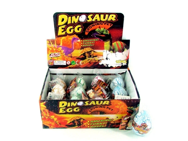 Magic Hatching Growing Dinosaur Egg 12pcs is available for purchase in increments of 1