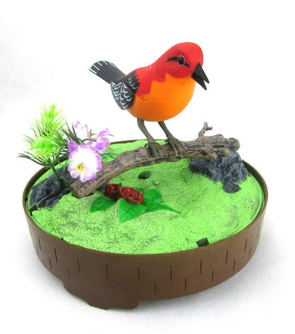 Singing & Chirping Bird In Cage - Realistic Sounds & Movements