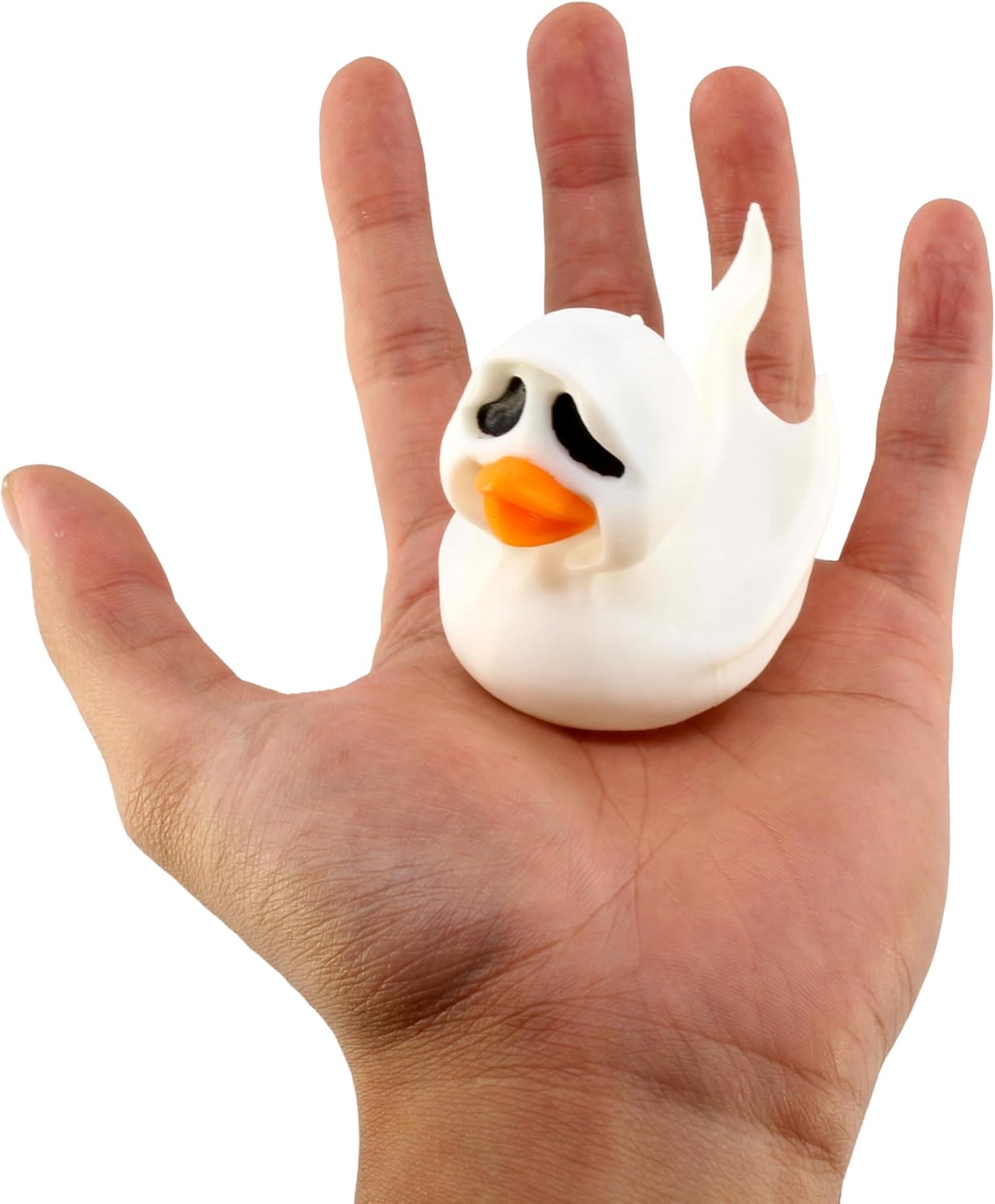 PowerTRC Spooky Ghost Duck Figurine – Duck for 4x4 Ducking, Fun Car Dashboard Accessory, Unique Ghost Figure Gifts, Ducks for Cars – 3D Printed in USA