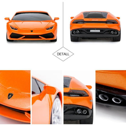 Remote Control Car | 1:24 RC Toy Car Model Vehicle, Orange