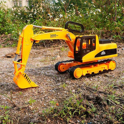 Oversized Excavator Toys for Boys 3-5 Year Old, Large Kids Digger Toys for Boys, Sand Box Toy Excavator Construction Toddler Toy