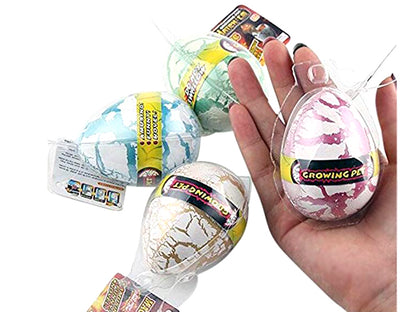 Magic Hatching Growing Dinosaur Egg 12pcs is available for purchase in increments of 1