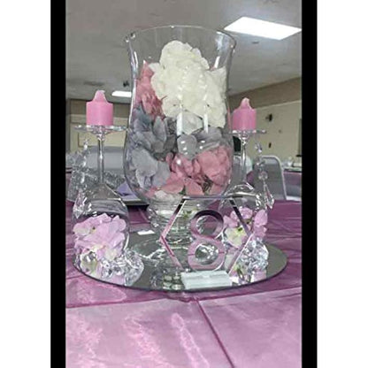 2 Pounds of 25 Carat Clear Acrylic Diamonds for Wedding Decoration, Parties, and Table Decoration