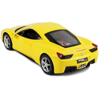 (Yellow) Licensed 1/14 Scale Ferrari 458 Italia Radio Remote Control Sport Car RC RTR