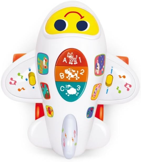 PowerTRC Baby Toy Airplane with Music and Lights | Educational Toy for Kids | Fun and Engaging Toy for Young Kids