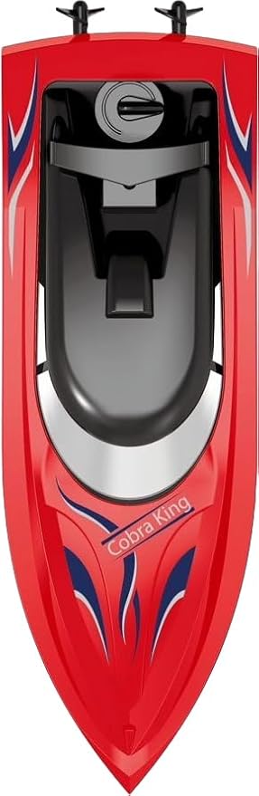 Remote Control Alligator Head Boat, 2 in 1 RC Speed Boat for Pools and Lakes, Switch Between Gator Head and Speed Boat, Rechargeable Battery Floating Crocodile Prank Gift for Boys & Girls