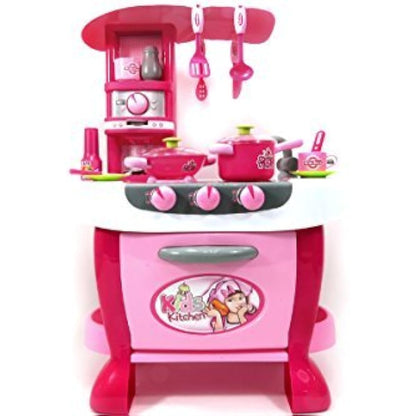 PowerTRC Deluxe Kitchen Appliance Cooking Play Set with Lights & Sound