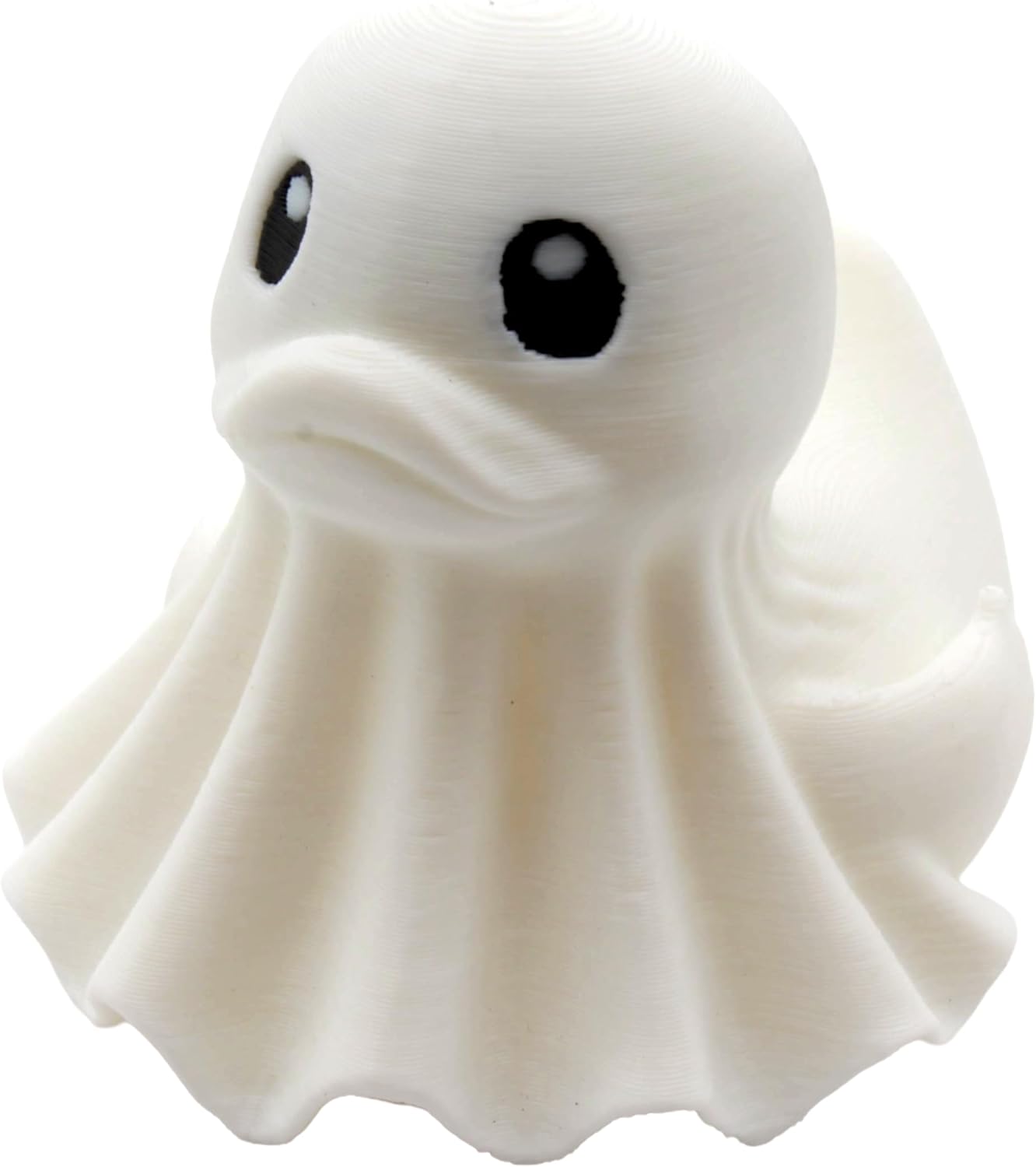 PowerTRC Cute Ghost Duck Figurine – Duck for 4x4 Ducking, Fun Car Dashboard Accessory, Spooky Halloween Ducks for Cars, Ghost Gifts – 3D Printed in USA