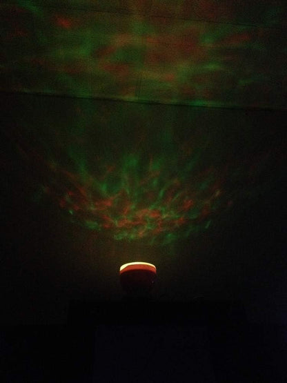 WHITE Night Light Projector and Music Player, Multicolor