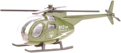 Diecast Military Vehicles, 6 Pack Alloy Metal Vehicles Models Car Toys Army Toys, Tank, Truck, Panzer, Anti Air Vehicle, and Helicopters Playset for Kids Toddlers Boys