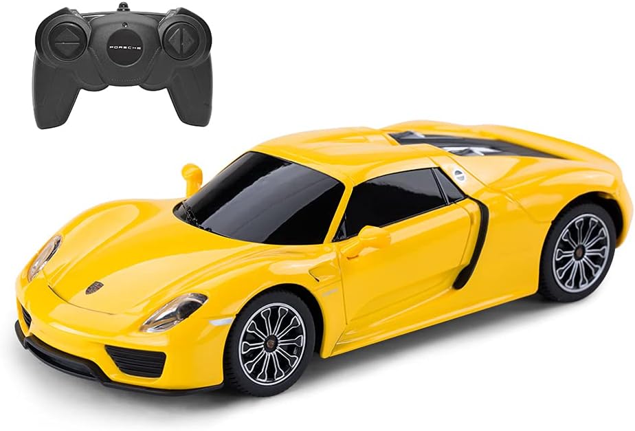 RASTAR 1:24 Scale Porsche 918 Spyder RC Toy Car for Kids