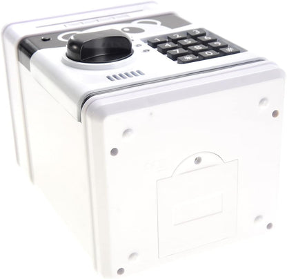 PowerTRC Cartoon Panda Electronic Password Protected Piggy Money & Coin Bank | Real Money Saving Toy Bank for Kids