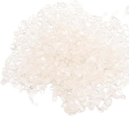 Crystals Gem Stones Decorative Rocks for Vase, Tumbled Turquoise Crystal Chips Bulk Healing Stones Fish Tank Gravel Filler Vase Filler Plants Decor 1 lb