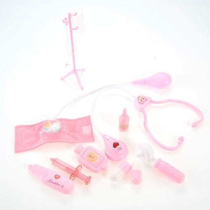 PowerTRC Doctor Nurse Pink Medical Kit | Playset for Kids | Pretend Play Doctor | Kids Medical Toys