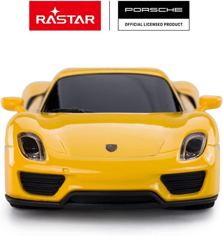 RASTAR 1:24 Scale Porsche 918 Spyder RC Toy Car for Kids